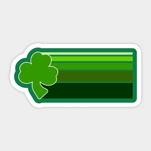 Shamrock stripes Sticker